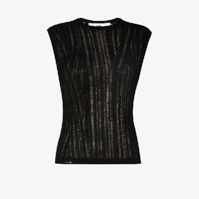 032c - Floating Rib Knitted Top