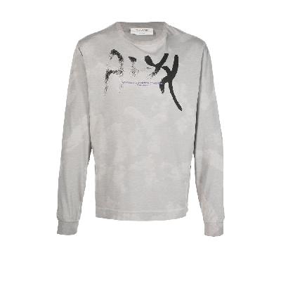 1017 ALYX 9SM - Grey Meaningful Connection Long Sleeved Cotton T-Shirt