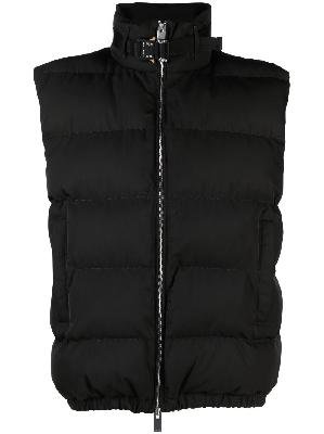 1017 ALYX 9SM - Black High-Neck Puffer Vest