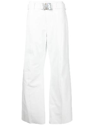 1017 ALYX 9SM - White Buckled Leather Trousers
