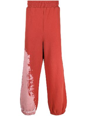 A-COLD-WALL* - Red Brushstroke Print Track Pants