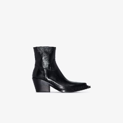 Acne Studios - Black Bruna Leather Ankle Boots