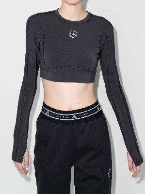 Adidas By Stella McCartney - Black TrueStrength Yoga Crop Top
