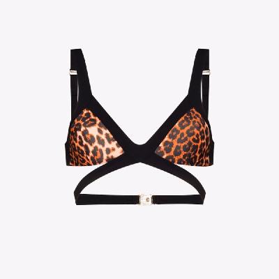 Agent Provocateur - Mazzy Leopard Print Bikini Top