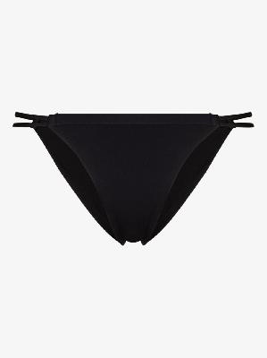 Agent Provocateur - Black Marina Cutout Straps Bikini Bottoms