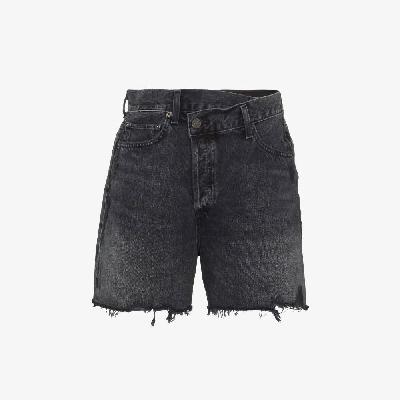 AGOLDE - Criss Cross Organic Cotton Denim Shorts