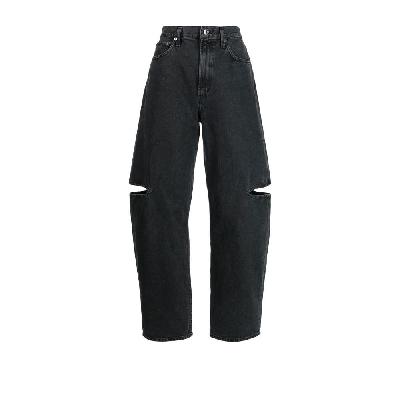 AGOLDE - Black Sanna Cut-Out Jeans