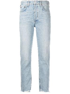 AGOLDE - Blue Riley Cropped Jeans