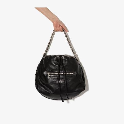 Alexander McQueen - Black Ball Bundle Leather Shoulder Bag