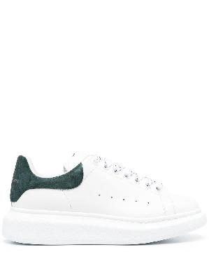 Alexander McQueen - White And Green Oversized Sneakers