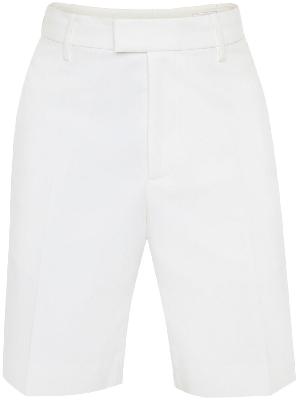 Alexander McQueen - White Cotton Tailored Shorts