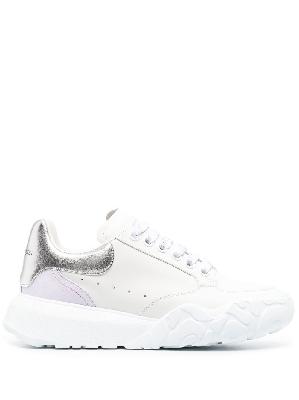 Alexander McQueen - White Court Lace-Up Sneakers