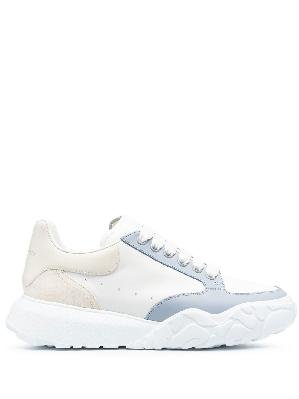 Alexander McQueen - White Court Leather Sneakers
