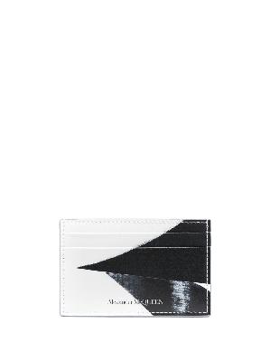 Alexander McQueen - White Logo Print Cardholder
