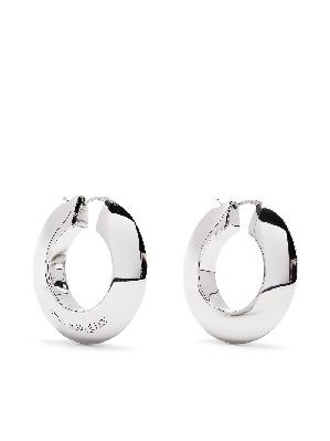 Alexander McQueen - Silver-Plated Hoop Earrings