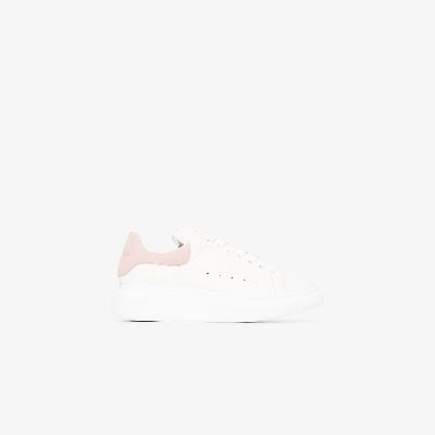 Alexander McQueen - White And Pink Oversized Sneakers