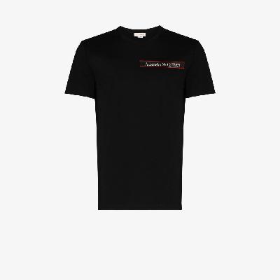 Alexander McQueen - Logo Stripe Cotton T-Shirt