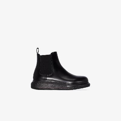 Alexander McQueen - Black Hybrid Chelsea Boots