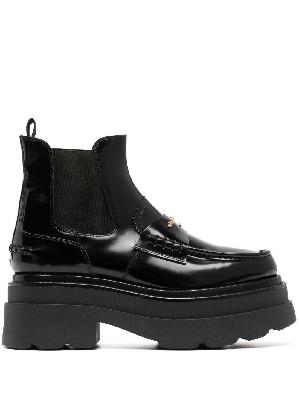 Alexander Wang - Logo-Plaque Chunky Sole Boots