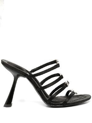 Alexander Wang - Black Nala 105 Crystal Embellished Sandals