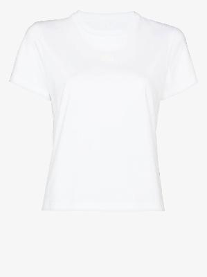 Alexander Wang - Rubberised Logo Cotton T-Shirt
