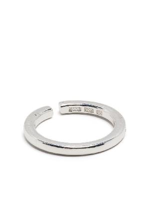 All Blues - Silver Plated Open Band Ring