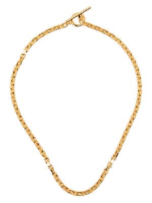 All Blues - Gold-Plated Anchor Chain Necklace