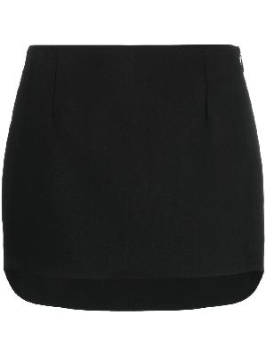AMBUSH - Black Asymmetric Mini Skirt