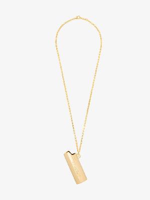 AMBUSH - Gold Tone Large Lighter Case Necklace