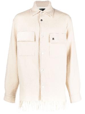 AMIRI - Neutral Wool Shirt Jacket