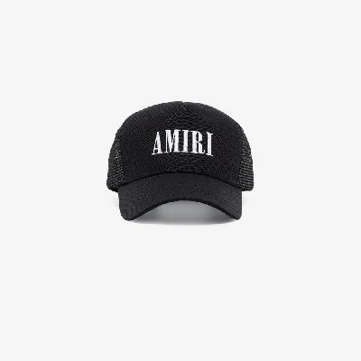 AMIRI - Black Core Logo Trucker Hat