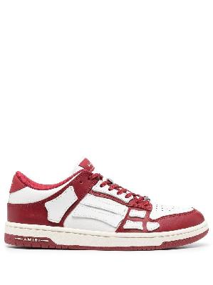 AMIRI - Red Skel Top Panelled Sneakers