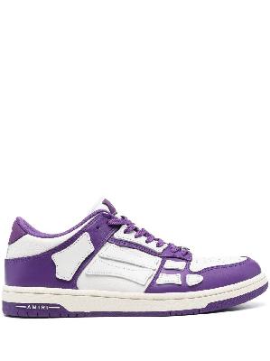 AMIRI - Purple Skel Top Panelled Sneakers