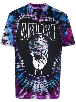 AMIRI - Purple Crystal Ball Tie-Dye T-Shirt