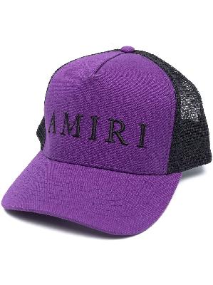 AMIRI - Purple Core Logo Trucker Hat