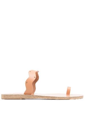 Ancient Greek Sandals - Neutral Thaos Studded Leather Sandals