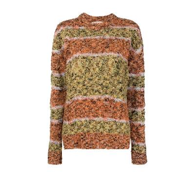 Andersson Bell - Orange Ruman Striped Sweater