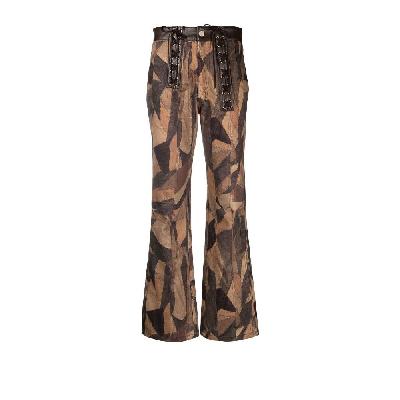 Andersson Bell - Brown Patchwork Trousers