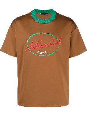 Andersson Bell - Brown Embroidered Logo T-Shirt