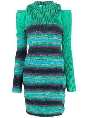 Andersson Bell - Green Stripe Knit Dress