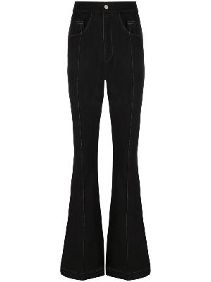 Andersson Bell - Black Renee Flared Trousers
