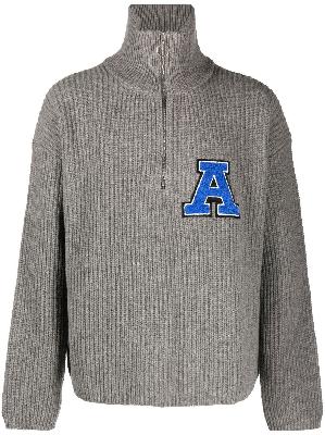 Axel Arigato - Grey Team Half-Zip Sweater