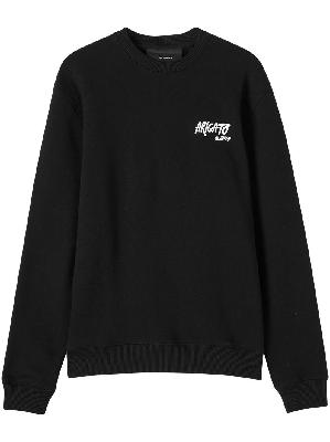 Axel Arigato - Black Tag Logo Embroidered Sweatshirt
