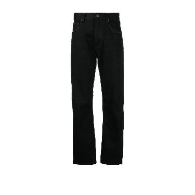Balenciaga - Black Cropped Straight-Leg Jeans