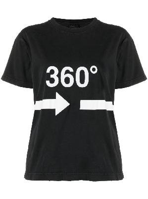 Balenciaga - Black 360° Print T-Shirt