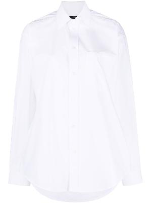 Balenciaga - White Hourglass Cotton Shirt