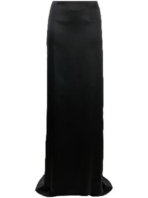 Balenciaga - Black High Waist Maxi Skirt