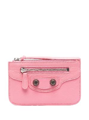 Balenciaga - Pink Le Cagole Leather Cardholder