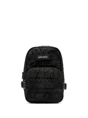 Balenciaga - Black Army Sling Backpack