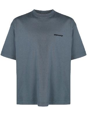 Balenciaga - Blue Logo Print T-Shirt